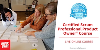 Certified Scrum Professional - Product Owner® Live Online (Eastern Time) primary image