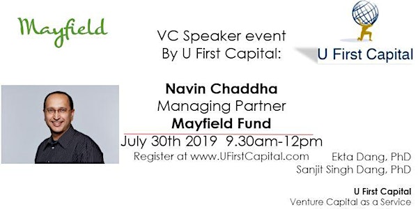 VC Speaker: Mayfield Fund Managing Partner Navin Chaddha