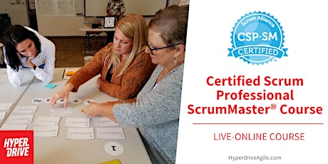 Certified Scrum Professional - ScrumMaster® Live Online (Eastern Time)