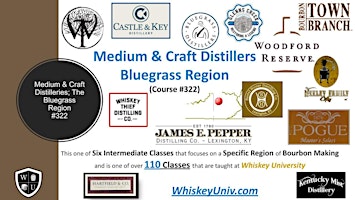Imagen principal de Medium and Craft Distilleries; Bluegrass Region B.Y.O.B.(Course #322)