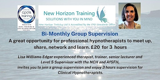 Hauptbild für Bi-Monthly Group Supervision for  Clinical SF Hypnotherapists -  ONLINE