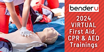 Primaire afbeelding van 2024 VIRTUAL First Aid, CPR & AED Trainings