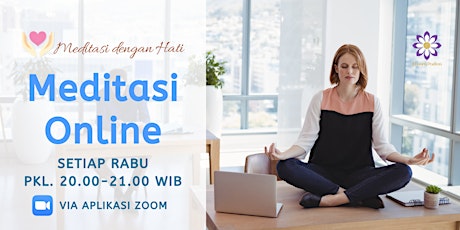 Meditasi dengan Hati Rabu : Online primary image