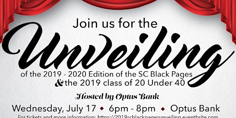 2019 SC Black Pages Unveiling & 20 Under 40 Reception primary image