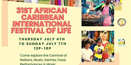 Imagem principal do evento 31st African/Caribbean International Festival of Life (IFOL)