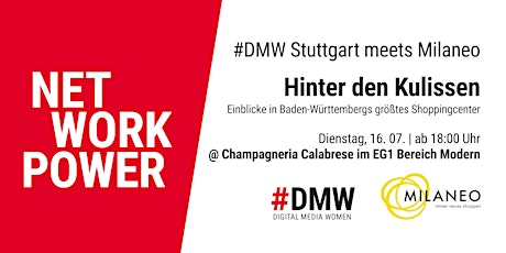 Hauptbild für #DMW Stuttgart meets Milaneo: Sommer-Netzwerken mit Blick hinter die Kulissen