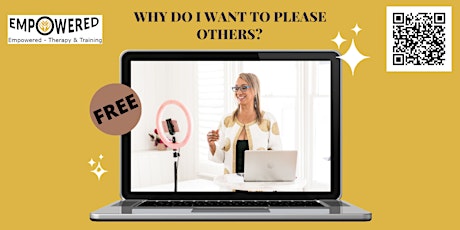 Why Do I Want To Please Others Masterclass  Free Webinar primary image