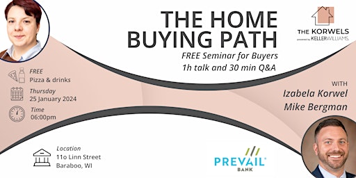 Primaire afbeelding van Home Buyer seminar: Your Home Buying Path Baraboo