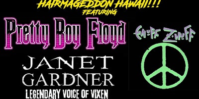 Hauptbild für HAIRMAGEDDON featuring Pretty Boy Floyd, Enuff Znuff & Vixens Janet Gardner