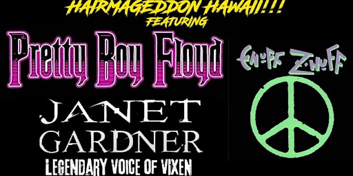 Immagine principale di HAIRMAGEDDON featuring Pretty Boy Floyd, Enuff Znuff & Vixens Janet Gardner 