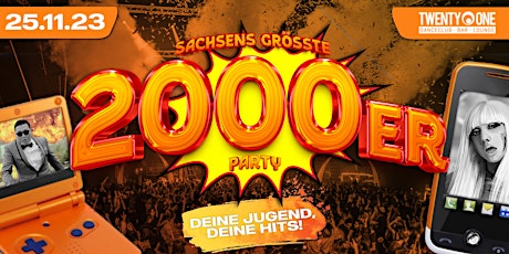 Imagen principal de Sachsens größte 2000er-Party | 25.11.23 | Twenty One Leipzig (18+)