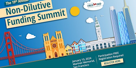 19th Annual Non-Dilutive Funding Summit primary image