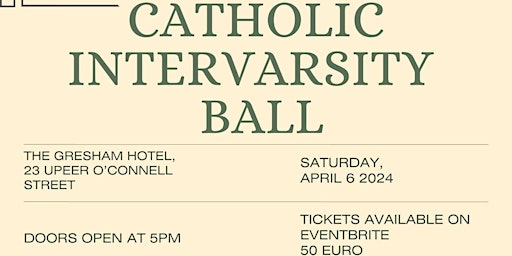 Catholic Intervarsity Ball primary image