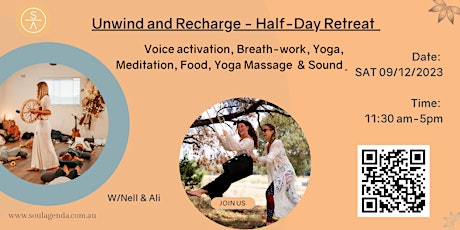 Unwind and Recharge - Half-Day Retreat Saturday, 9 December - 11.30pm-5pm primary image
