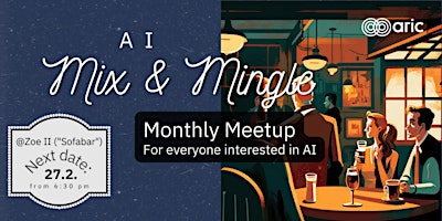 Hauptbild für AI Mix & Mingle in April | KI -Stammtisch im April