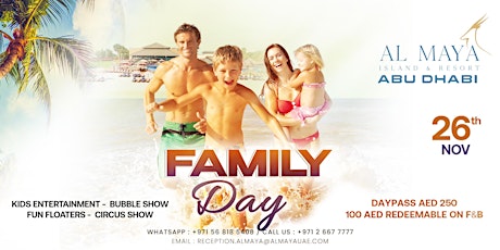 Sunday , Family Day - Al Maya Island & Resort primary image