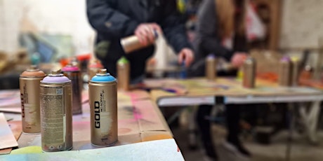 Imagem principal do evento Spray-Paint Workshop Wonderland at White Syke Fields with AOP Projects