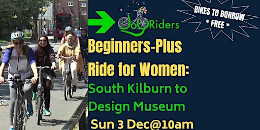 JoyRiders Beginners Plus Ride: South Kilburn to Design Museum primary image