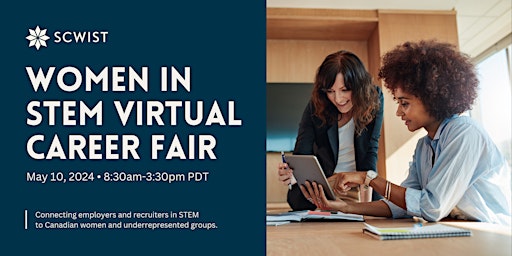 Imagem principal do evento 2024 Women in STEM Virtual Career Fair