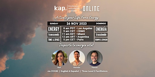 KAP Kundalini Activation Process • Online • 26 November • EN/ES primary image