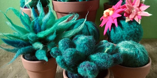 Image principale de Succulents: An All-Ages Needlefelting Class at WOOL MOUNTAIN