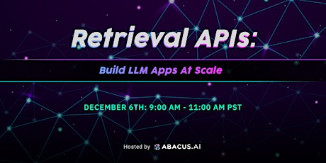 Retrieval APIs: Build LLM Apps at Scale primary image