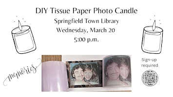 Imagem principal do evento DIY Tissue Paper Photo Candle