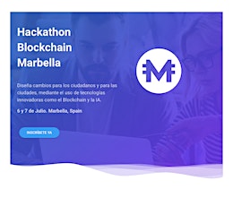 Imagen principal de Hackathon Blockchain Marbella