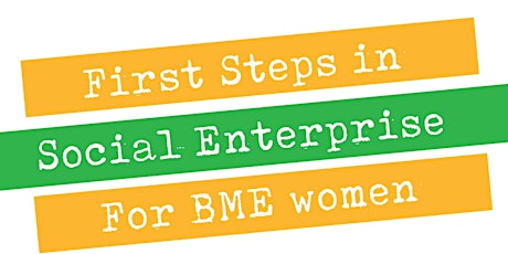 First Steps In Social Enterprise launch 2019 primary image