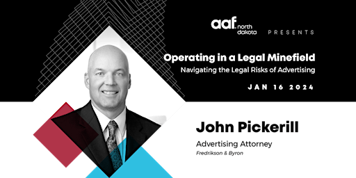 AAF-ND Presents: John Pickerill - "Operating in a Legal Minefield" primary image