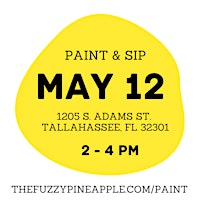Imagem principal do evento Mother's Day Paint and  Sip Paint Party Hosted by The Fuzzy Pineapple