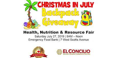 Christmas in July Backpack Giveaway primary image