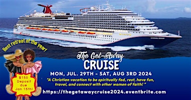 Hauptbild für The Get-Away Cruise 2024!