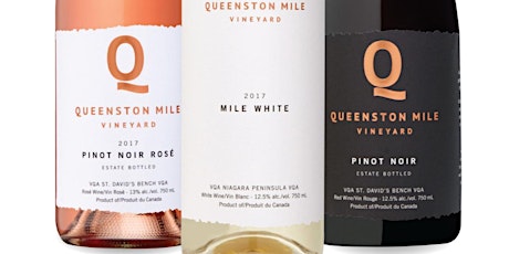 Ontario Wine Society Presents Queenston Mile Vineyard from Niagara On The Lake at Michaels On The Thames primary image