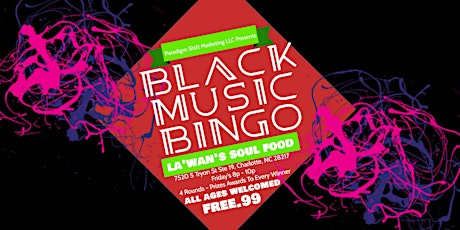 Black Music Bingo at La'Wan's Soul Food primary image
