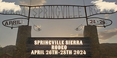 Imagem principal do evento Springville PRCA Rodeo