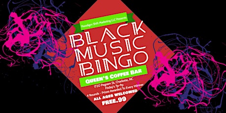 Black Music Bingo at Queen's Coffee Bar primary image