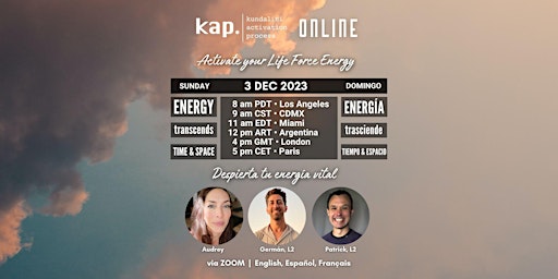 KAP Kundalini Activation Process • Online • 3 December • EN/ES/FR primary image