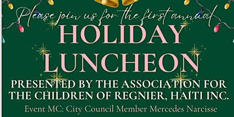 Image principale de ACR First Annual Holiday Luncheon