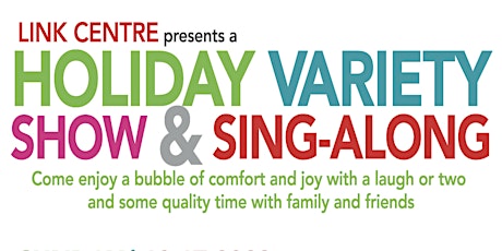 Primaire afbeelding van Monthly Music Mix:  Holiday Variety Show & Sing-Along