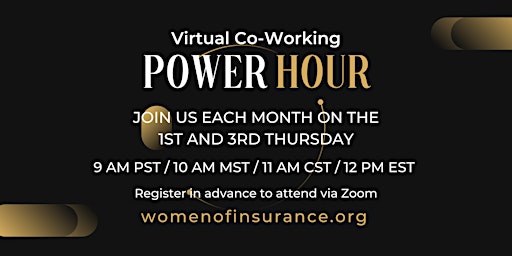 Virtual Co-Working Power Hour primary image