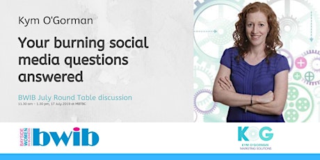 BWIB Round Table Discussion - Your burning social media questions answered primary image