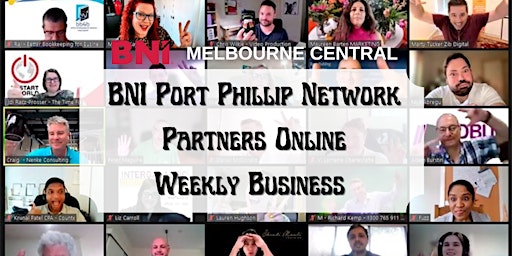 Primaire afbeelding van BNI Port Phillip Network Partners Online - Weekly Business