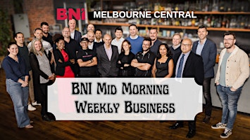 Primaire afbeelding van BNI Mid Morning - Weekly Business