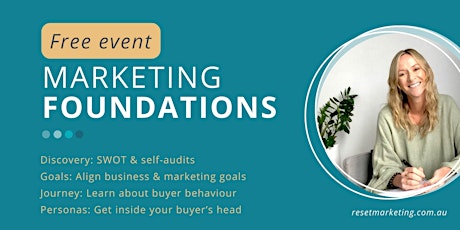 Marketing - Setting the foundations