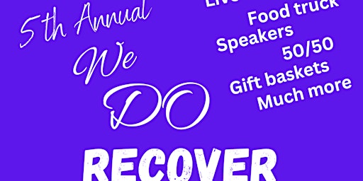 5th Annual We Do Recover  primärbild
