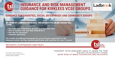 Insurance and Risk Management Guidance for Kirklees VCSE Groups