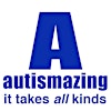 Logotipo de Autismazing.org supports autistic people 13-30 years of age.