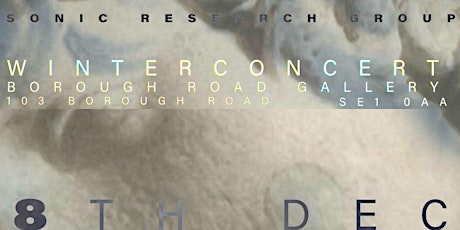 Sonic Research Group Winter Concert with Amy Cutler, Klahrk & Semi Precious primary image