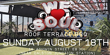 We Love Soul Roof Terrace Party ft Rose Windross primary image